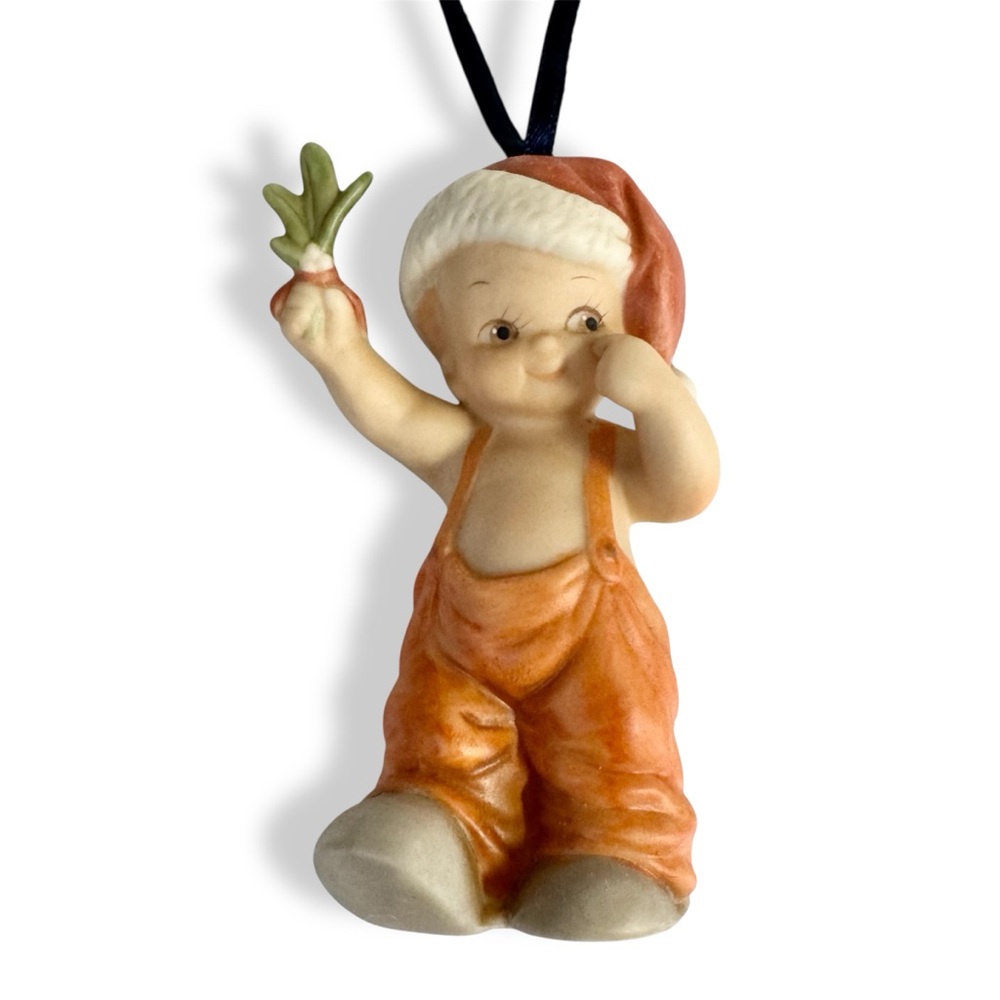 Vintage 90s Enesco Ornament How Bout A Little Kiss Memories of Yesterday 527068